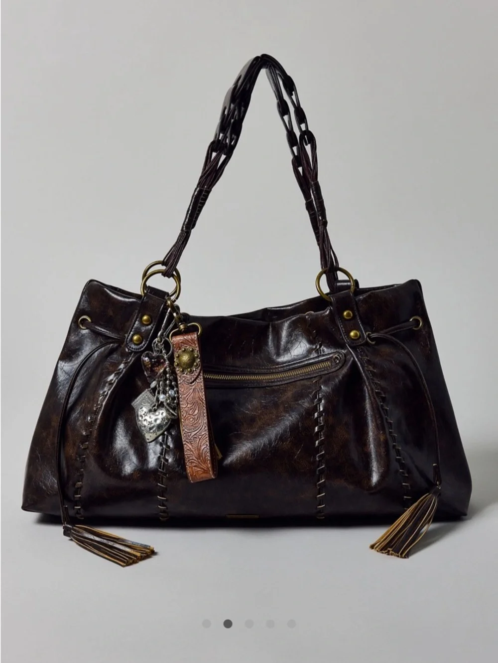 Silence + Noise Washed Faux Leather
Tote Bag - Picture 1 of 6